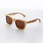CUUPA Retro Wood Women sunglasses men high grade Brand Design Carved bamboo frame Polarized sunglasses Beach eyeglasses