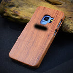 LYBALL Real Wood Phone Case for Samsung Galaxy S10+ 100% Natural Bamboo Hard Cover for S8 S9 S10 Plus S10 Lite S7 Edge Note9 8 5