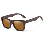 GM Natural Bamboo Wooden Sunglasses Handmade Polarized Mirror Coating Lenses Eyewear With Gift Box