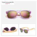 Oulylan Vintage Wooden Leg Sunglasses Men Women Luxury Brand Designer Bamboo Sun Glasses Ladies Retro UV400 Driving Goggles
