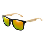 2020 Classic Bamboo Wood Sunglasses Brand Design Men Women Coating Mirror Sun Glasses Retro Driving Glasses UV400 Shades
