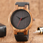 2020 Top Gift Black/Coffee/Green Dial Natural Bamboo Wood Watch Men Women Genuine Leather Wooden Clock Male hour Reloj de madera