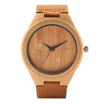 2020 Top Gift Black/Coffee/Green Dial Natural Bamboo Wood Watch Men Women Genuine Leather Wooden Clock Male hour Reloj de madera