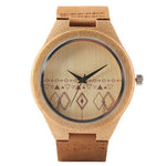2020 Top Gift Black/Coffee/Green Dial Natural Bamboo Wood Watch Men Women Genuine Leather Wooden Clock Male hour Reloj de madera