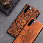 Phone Case For Huawei P30 P20 Lite Original Boogic Wood TPU Case For Huawei P30 Pro Mate20 Pro Mate 20 Lite Phone Accessories
