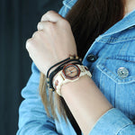 BOBO BIRD Octagon Ladies Wooden Watches LM25 Top Brand Luxury Hours Women Kol in Gift Box as Valentine's Day Gift